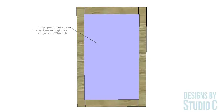 Build a Rolling Storage Cabinet_Door Panel