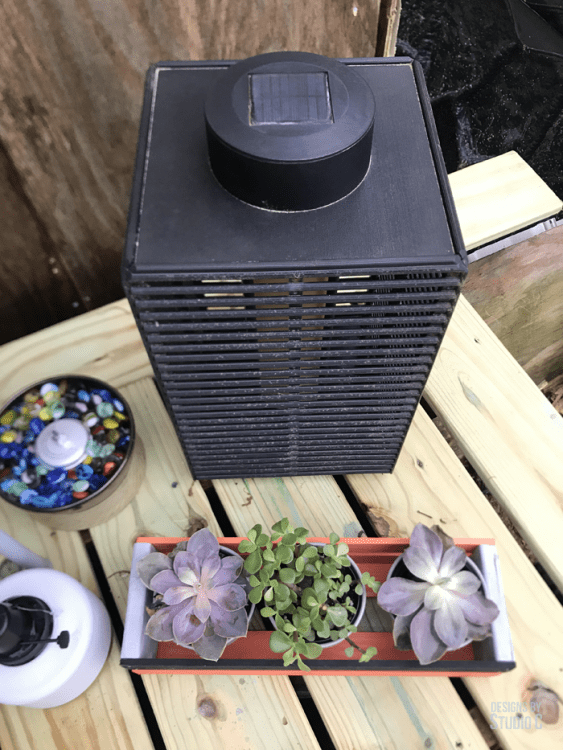 Repairing the Lens on a Solar Light_With Plants