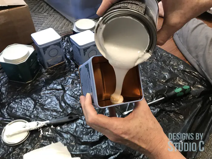 DIY Metal Tea Tin Planters_Pour