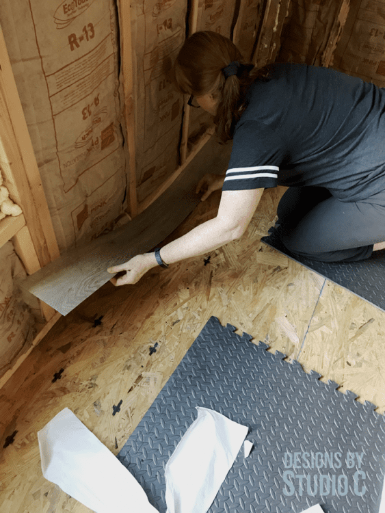 Installing a Peel and Stick Vinyl Floor_Placement