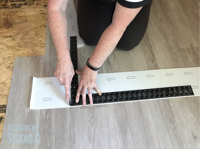 Installing a Peel and Stick Vinyl Floor