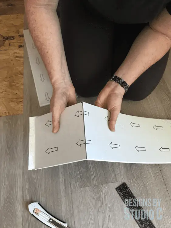 Installing a Peel and Stick Vinyl Floor_Snap