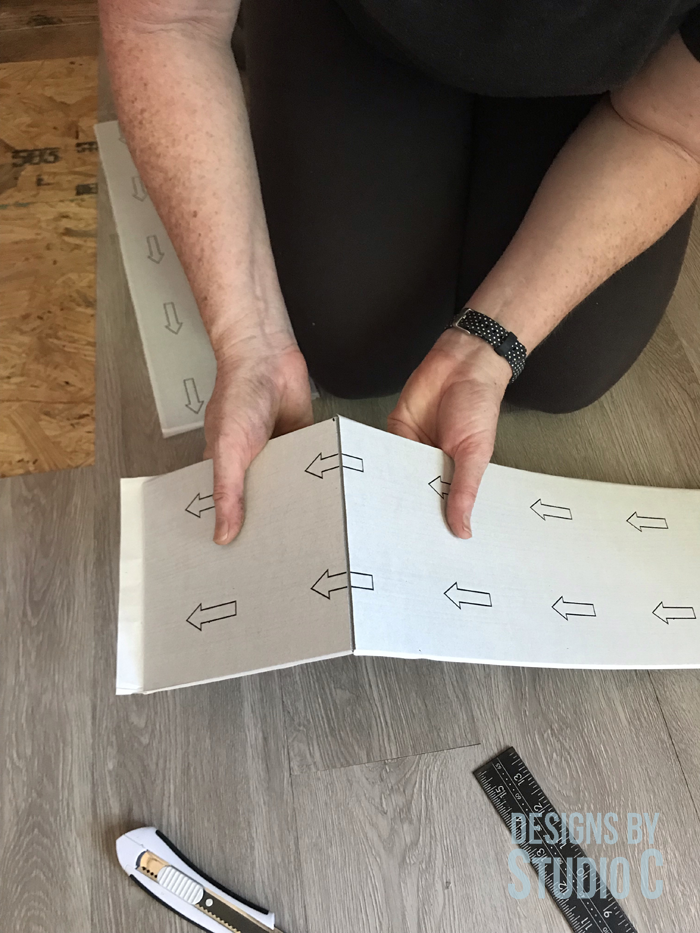 Installing a Peel and Stick Vinyl Floor