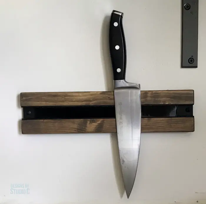 DIY Magnetic Knife Holder