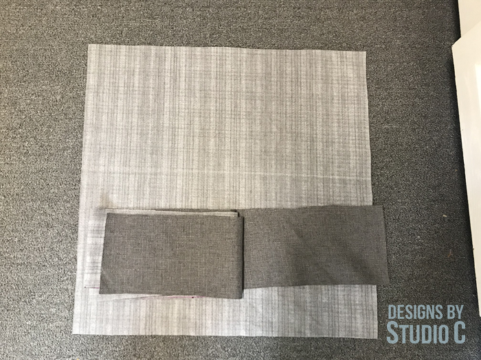 DIY Furniture Plans to Build an Upholstered Chair, Part Four - The Seat Cushion_Fabric