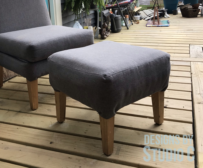 DIY Furniture Plans to Build an Upholstered Ottoman