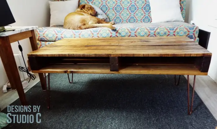 build pallet coffee table