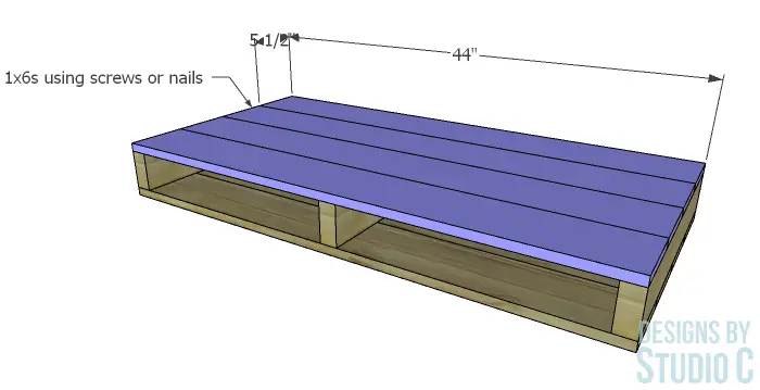 DIY Furniture Plans to Build a Pallet Coffee Table_Side 2