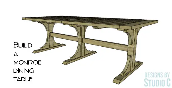 build monroe dining table