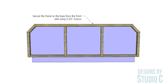 Build a DIY Upholstered Sofa Frame Plans_Back Frame & Base