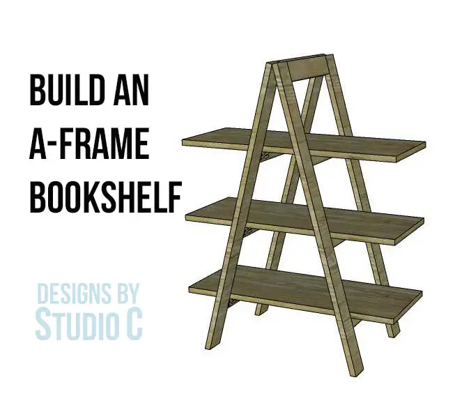 a-frame bookshelf plans,a frame shelf building plans,a frame ladder shelf diy
