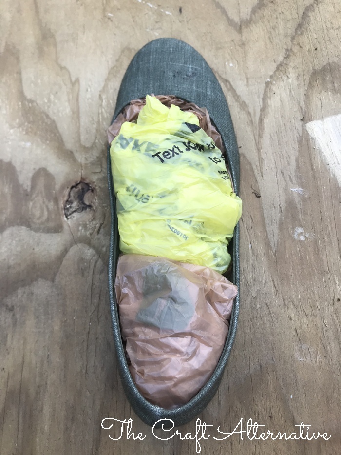 how to cover canvas flats fabric plastic bags