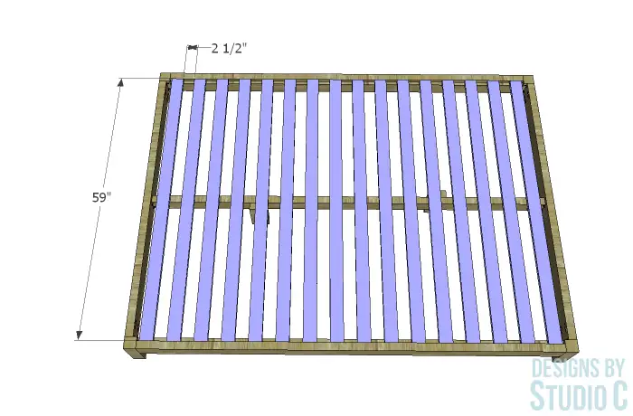 build easy platform bed slats