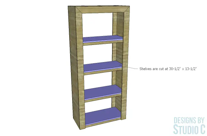 build dillon tall bookcase _ shelves