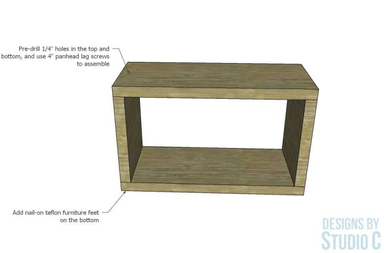 build firewood storage bench_assembly