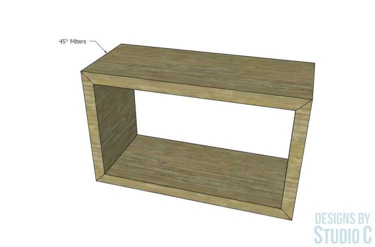build firewood storage bench_miters