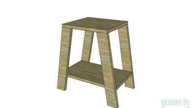 build ladder end table