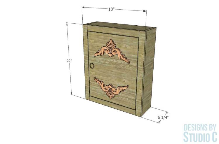 build wall mounted cabinet_dimensions