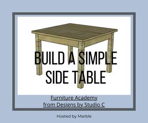 build alex end table