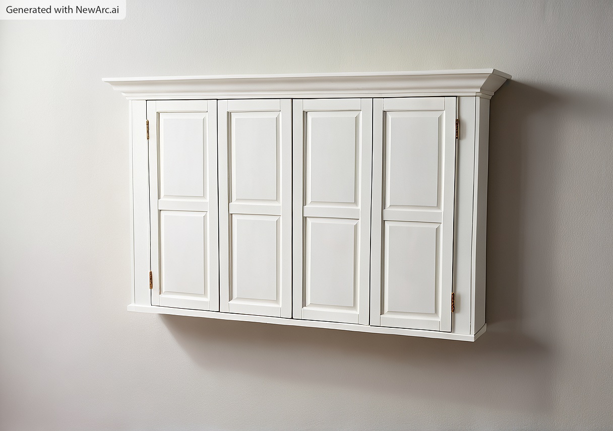 build hughes tv cabinet ai image of finished project