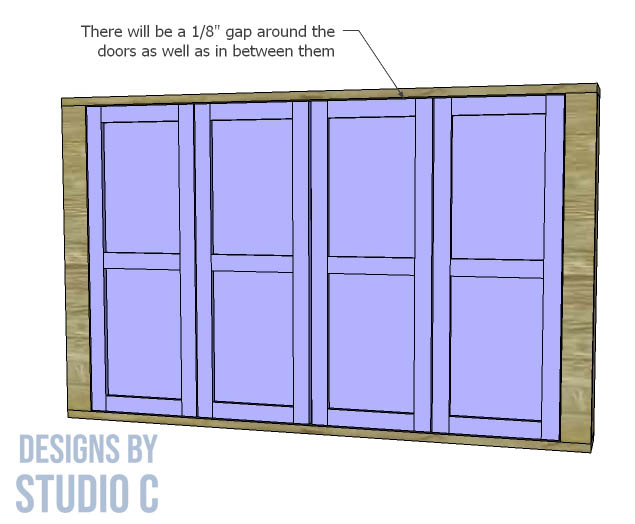 build hughes tv cabinet _ doors