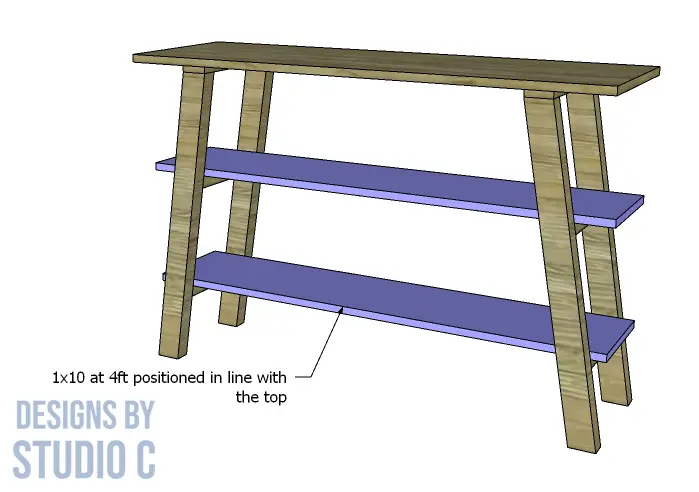 build teagan tiered table _shelves