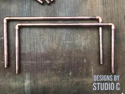 copper pipe magazine sling _ copper pipe legs