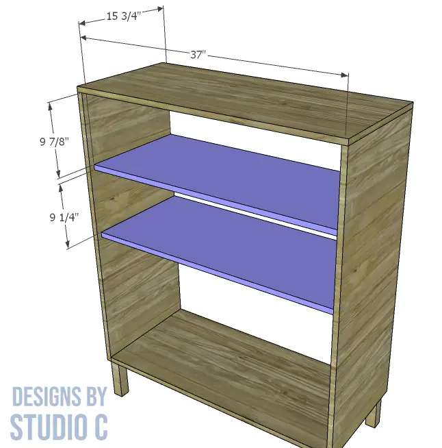 build ivy cabinet _ shelves