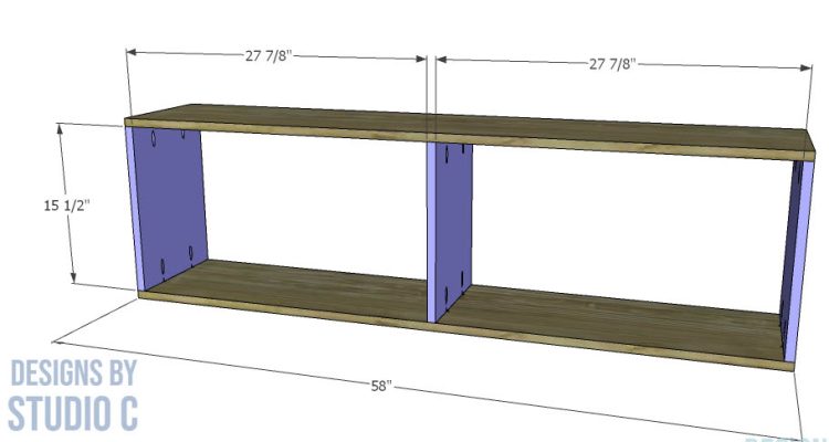 build folsom bench wall shelf _bench base