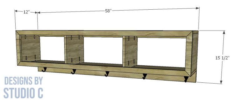 build folsom bench wall shelf _wall shelf