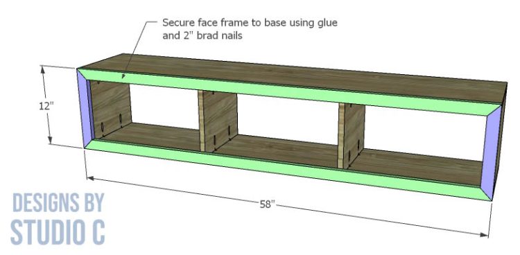 build folsom bench wall shelf _shelf frame