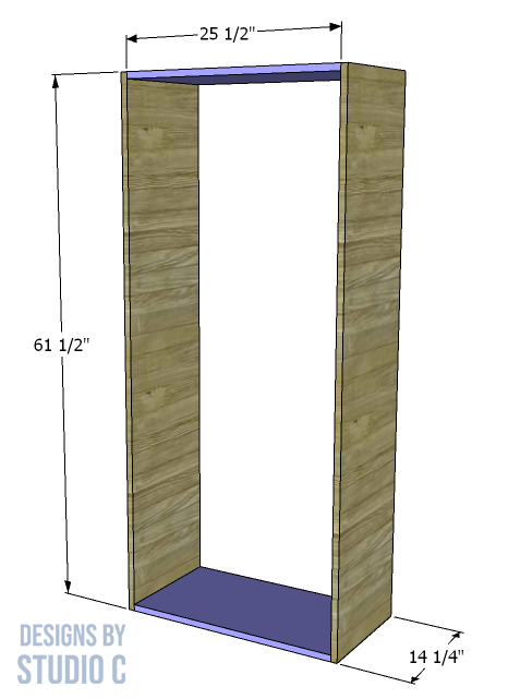 build blair tall bookcase _ case