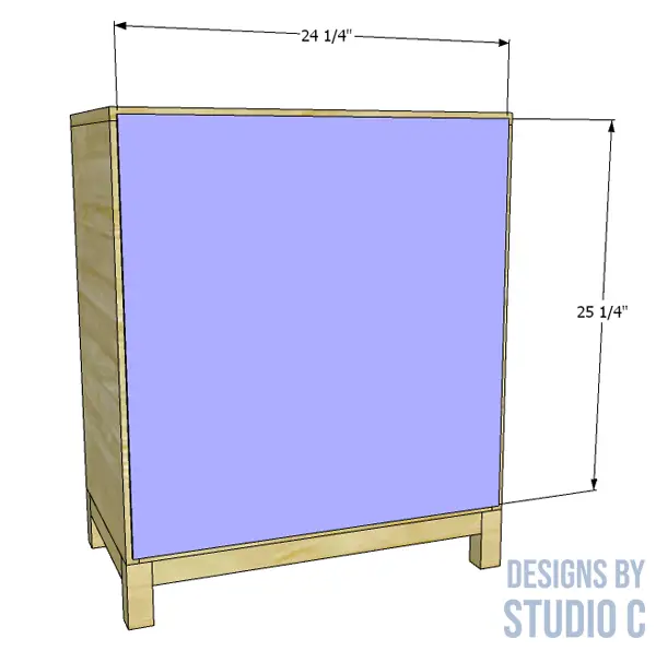build blaire storage cabinet system _back