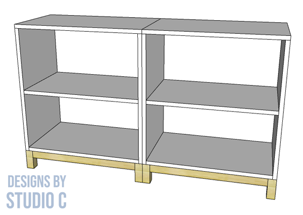 build blaire storage cabinet system _bookcase option