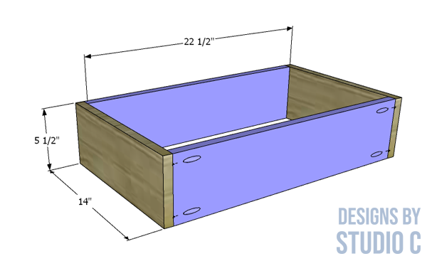 build blaire storage cabinet system _drawer boxes