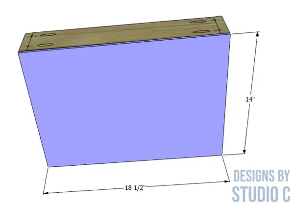 build bowen storage cabinet _ drawer bottom