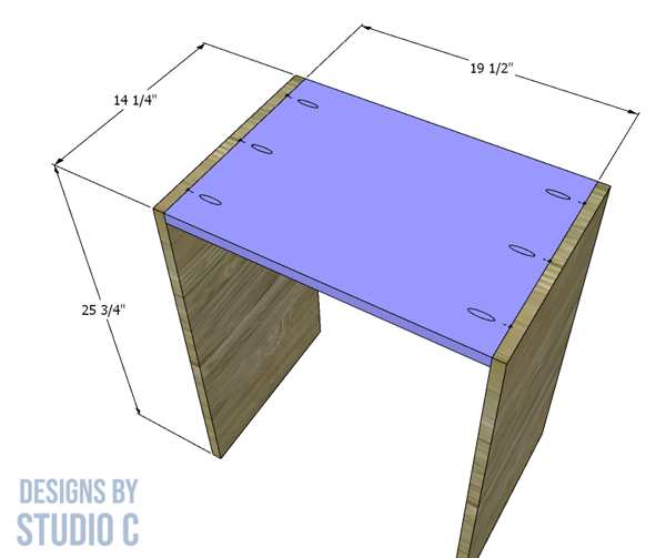 build bowen storage cabinet _ sides bottom