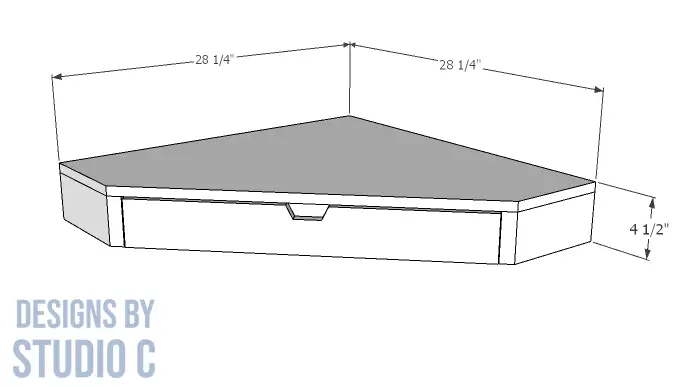 build wall mounted corner desk _ dimensions