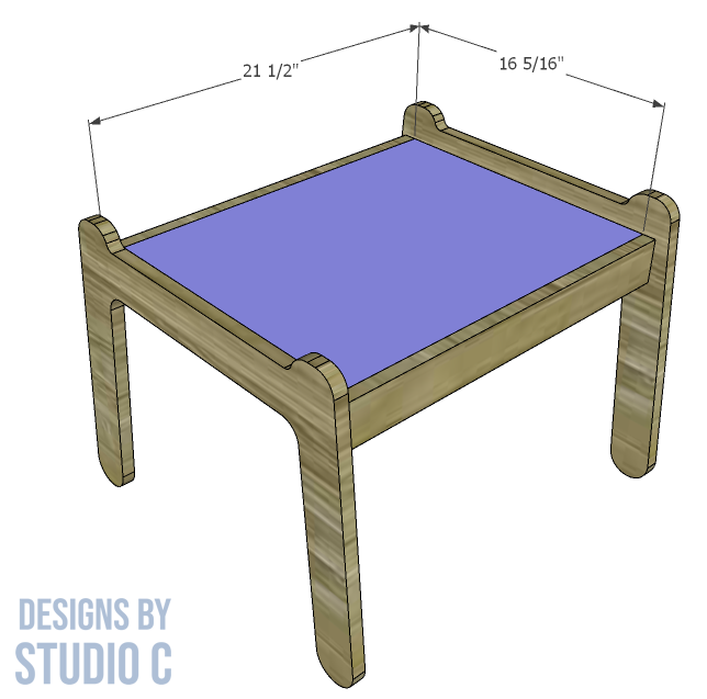 build raylan ottoman - base