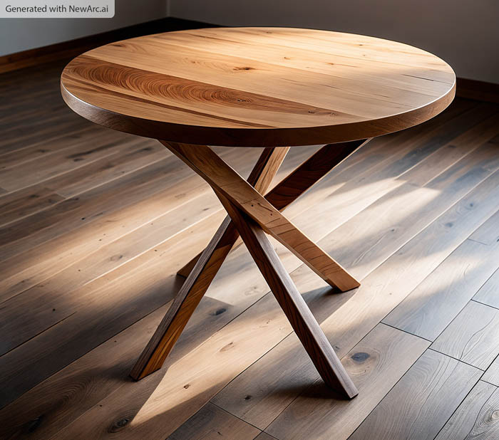 build an apex end table AI generated image showing finished project