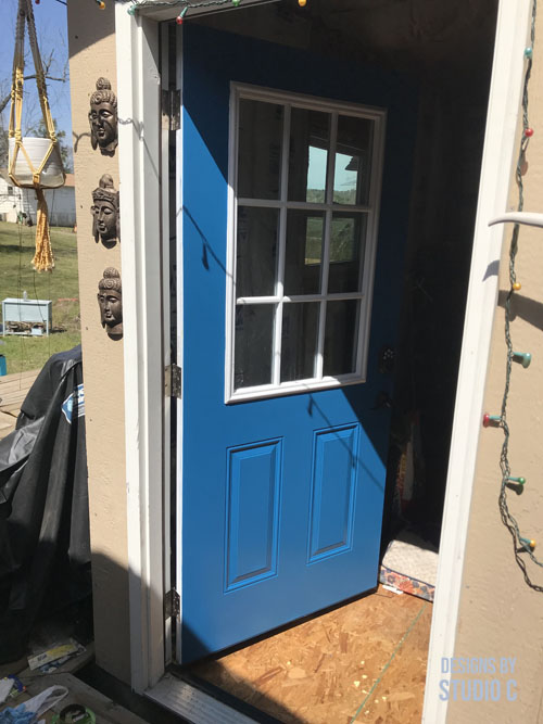 how to install pet door _paint