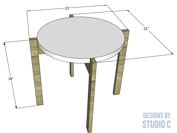 build a kivala end table dimensions