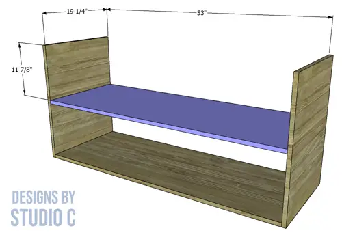 build tracey credenza shelf