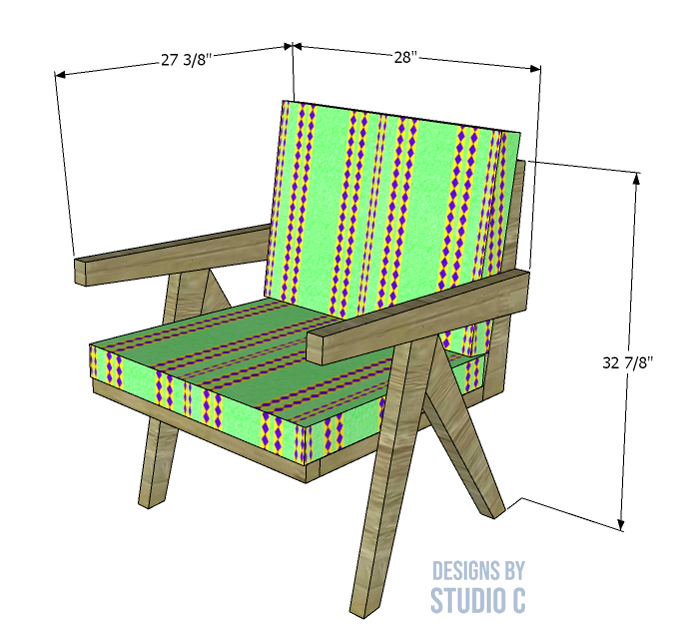 plans to build the ashton chair dimensions