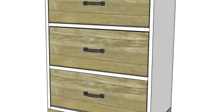 build a calvin 3 drawer storage cabinet