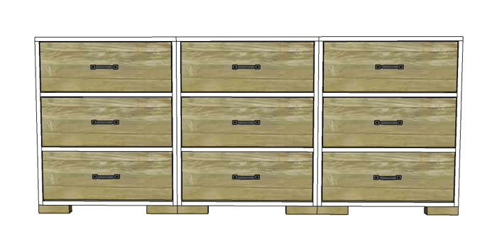 build a calvin 3 drawer storage cabinet multiple