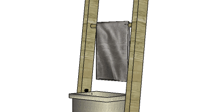 build leaning storage rack hamper