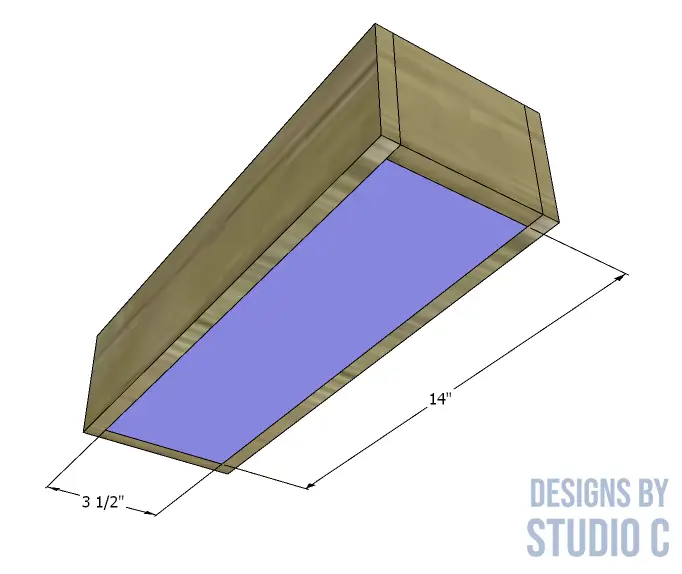 build leaning storage rack hamper box bottom