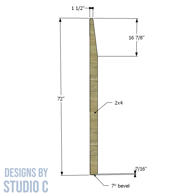 build leaning storage rack hamper legs