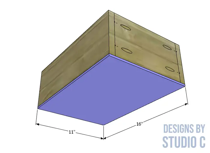 build a simple student desk drawer bottom